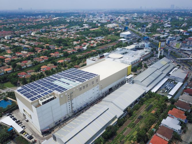 Impact Solar is ready to sell electricity to SB Design Square Ratchapruek branch